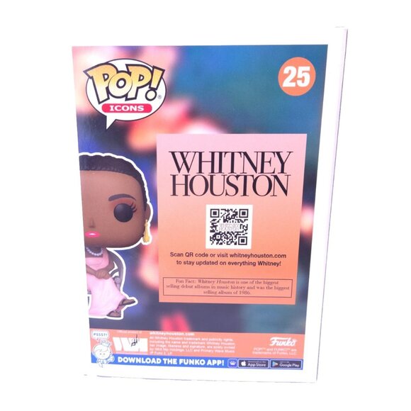 Funko POP! Whitney Houston 25 Icons Vinyl Figure New Sealed with Protector - Picture 5 of 11